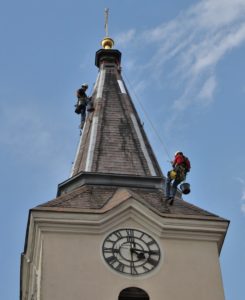 007 Kirchturm Arbeiter